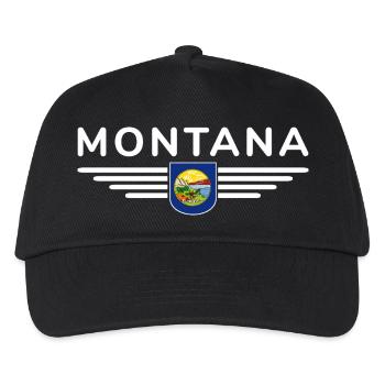 Montana Fan T-Shirt – Parfait pour les fans ! - Casquette de baseball Enfant - noir - Devant