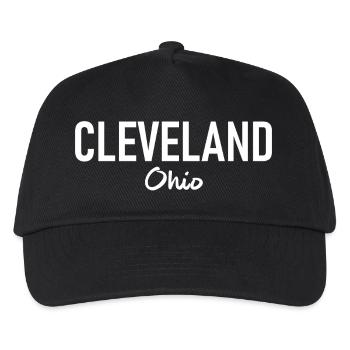 Cleveland - Ohio - USA - United States of America - Kinder Basecap - Schwarz - Vorne
