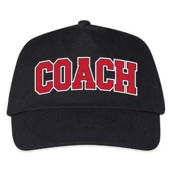 Trainer - Kinder Basecap - Schwarz - Vorne