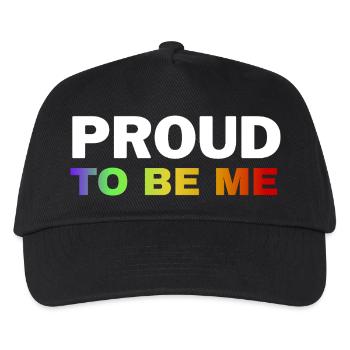 Vibrant Pride Empowerment Design - Kids’ Baseball Cap - black - Front