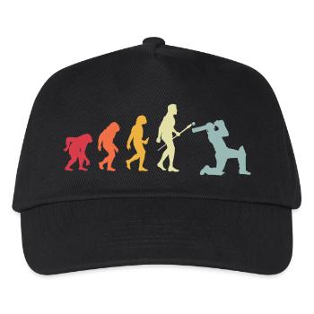 Funny Cricketer Cricket Sports Sayings - Kids’ Baseball Cap - black - Front
