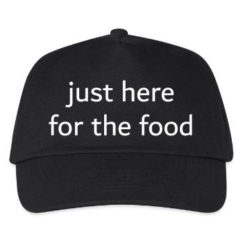 Dicton gourmand - Casquette de baseball Enfant - noir - Devant