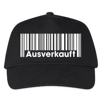 Code-barres en rupture de stock – Produits dérivés pour la boutique et l’achat - Casquette de baseball Enfant - noir - Devant