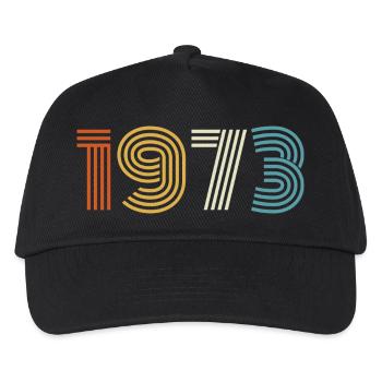 1973 Cadeau 1973 Vintage 1973 - Casquette de baseball Enfant - noir - Devant