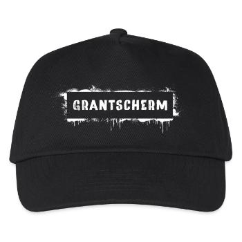 Grantscherm – Viennese dialect saying Grantig - Kids’ Baseball Cap - black - Front