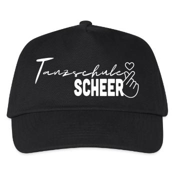 Tanzschule SCHEER heart - white - Kinder Basecap - Schwarz - Vorne
