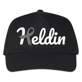 Heldin Krebs - Kinder Basecap - Schwarz - Vorne