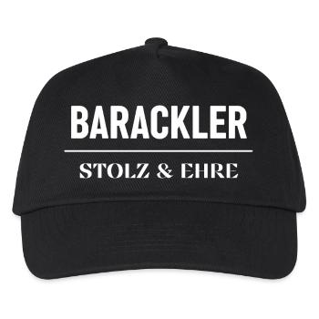Barackler - Stolz und Ehre - Kinder Basecap - Schwarz - Vorne