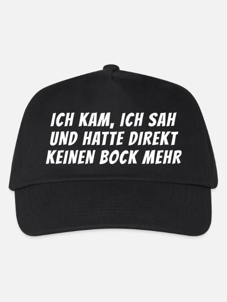Flirten Spruch - Kinder Basecap - Schwarz