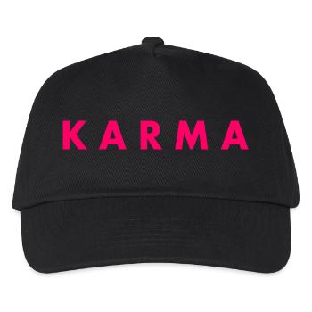 Karma - Kinder Basecap - Schwarz - Vorne