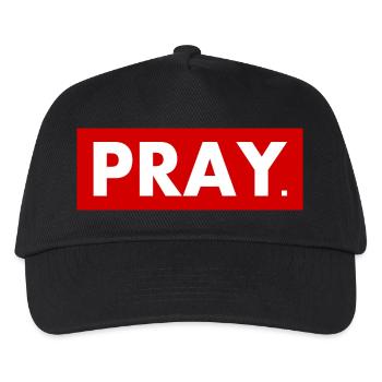Pray - Kids’ Baseball Cap - black - Front