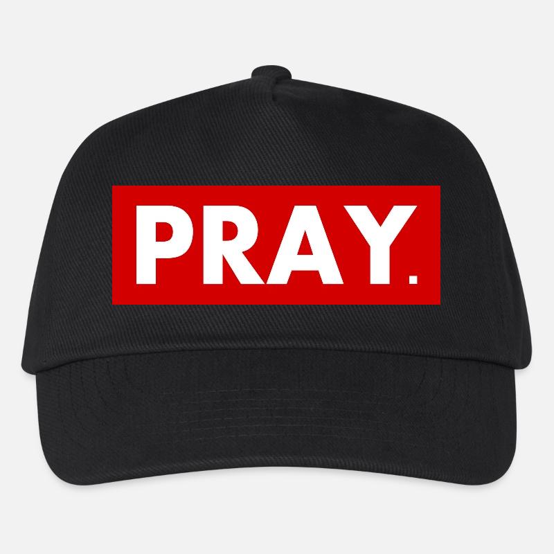 Pray - Kinder Basecap - Schwarz