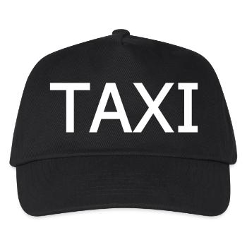 Taxi - Kinder Basecap - Schwarz - Vorne