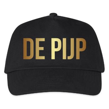 Imprint de pijp Amsterdam printed buy print - Kids’ Baseball Cap - black - Front