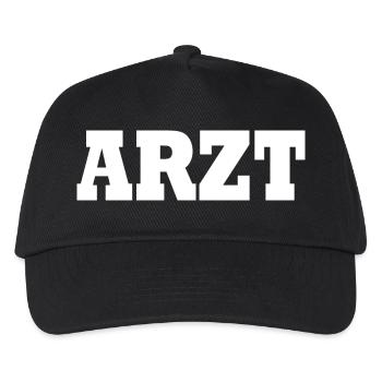 Arzt - Kinder Basecap - Schwarz - Vorne