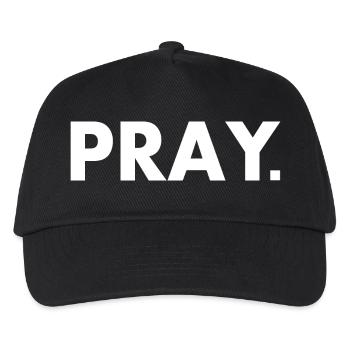 Pray - Kids’ Baseball Cap - black - Front