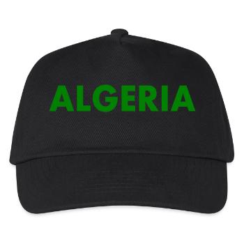 Algerien - Kinder Basecap - Schwarz - Vorne