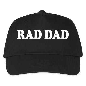 Rad dad - Kinder Basecap - Schwarz - Vorne