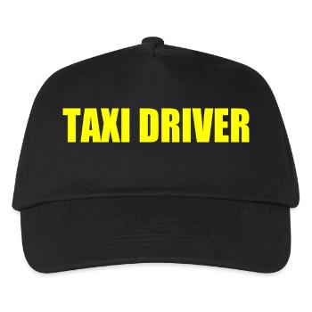 Taxi driver - Kinder Basecap - Schwarz - Vorne