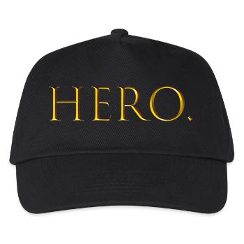 HERO gold - Kids’ Baseball Cap - black - Front