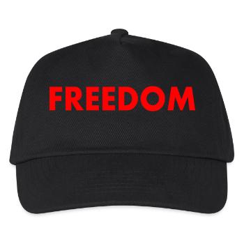 FREEDOM - Kids’ Baseball Cap - black - Front