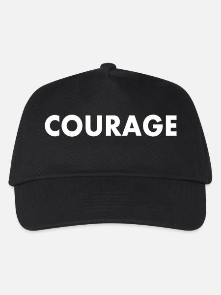 Courage - Casquette de baseball Enfant - noir