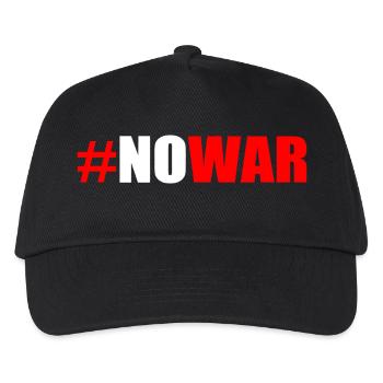No war - Kids’ Baseball Cap - black - Front