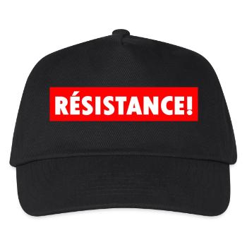 Résistance - Kids’ Baseball Cap - black - Front