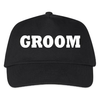 Groom - Kinder Basecap - Schwarz - Vorne