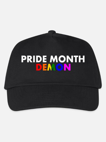 pride month demon - Kinder Basecap - Schwarz