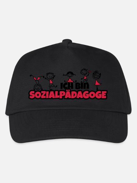 ich bin sozialpädagoge - Kinder Basecap - Schwarz