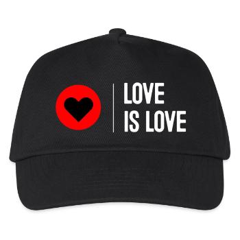 Love is Love - Kinder Basecap - Schwarz - Vorne