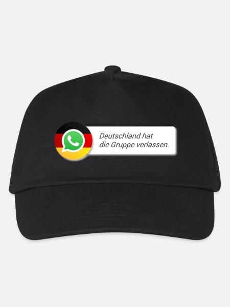 Deutschland hat die Gruppe verlassen. - Kinder Basecap - Schwarz