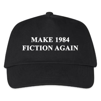 Make 1984 Fiction Again - Kids’ Baseball Cap - black - Front