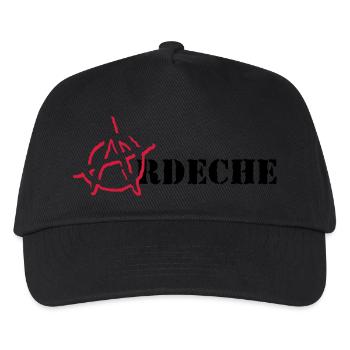 Anarchy Ardeche - Kids’ Baseball Cap - black - Front