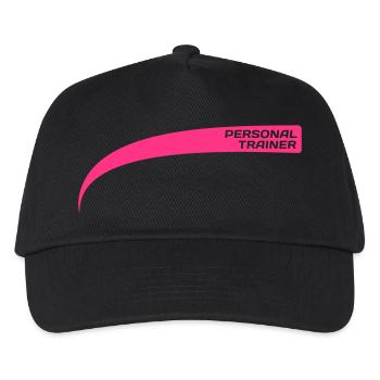 Personal trainer / Drill Instructor - Kinder Basecap - Schwarz - Vorne