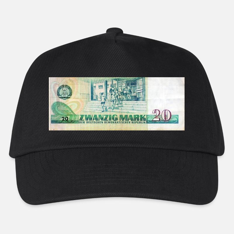 20 mark der ddr - Casquette de baseball Enfant - noir