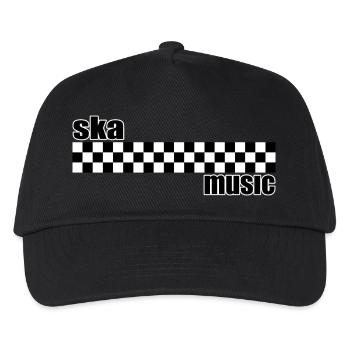ska music - Casquette de baseball Enfant - noir - Devant