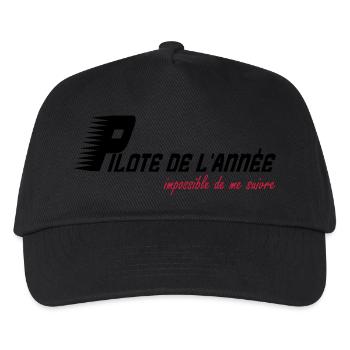 Pilote de l'année impossible de me suivre - Kinder Basecap - Schwarz - Vorne