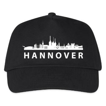 Hanover Skyline Silhouette design - Kids’ Baseball Cap - black - Front