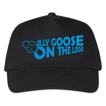 goose on the loose - Kids’ Baseball Cap - black - Front