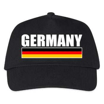 Deutschland - Kinder Basecap - Schwarz - Vorne
