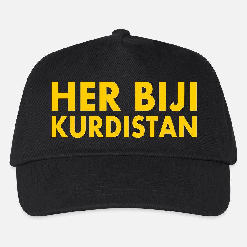 Her biji Kurdistan - Kinder Basecap - Schwarz