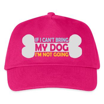 Citation Apportez mon chien - Casquette de baseball Enfant - fuchsia - Devant