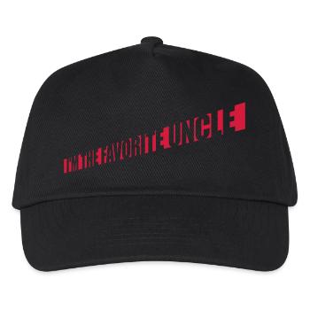 at The Favorite Uncle - Kids’ Baseball Cap - black - Front