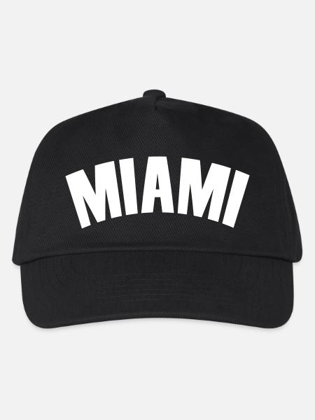 miami shirt - Kinder Basecap - Schwarz
