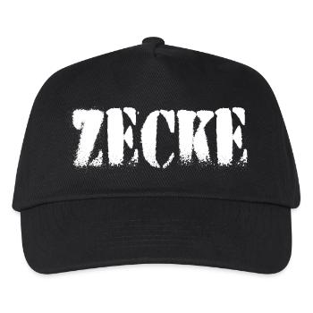Zecke - Kinder Basecap - Schwarz - Vorne