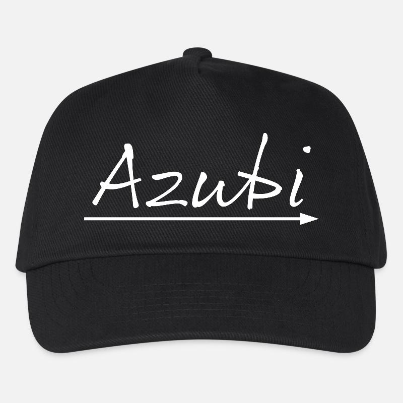 Design Azubi arrow weiss - Kinder Basecap - Schwarz