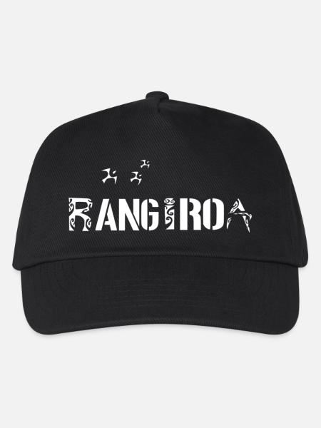 RANGIROA (Weiß) - Kinder Basecap - Schwarz