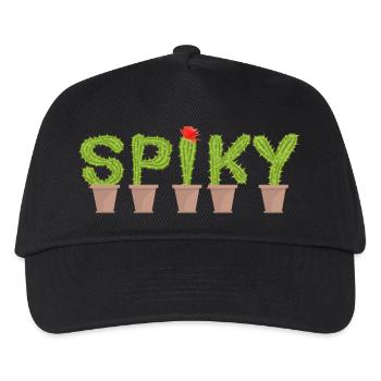 Spiky Cactus - Cactus Tee - Kinder Basecap - Schwarz - Vorne